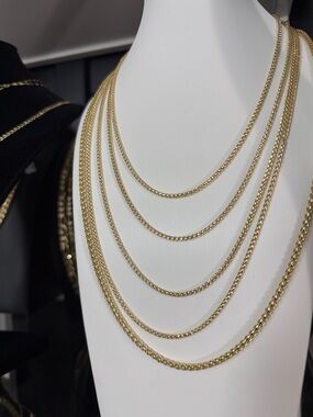 24 inch 3mm Milano wheat chain